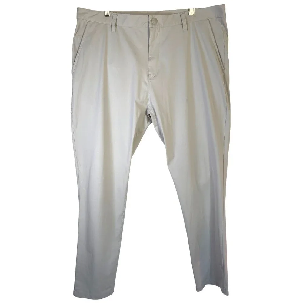 Rhone Men's Commuter Pant Classic Straight Leg Khaki Tan Size‎ 38 STYLE# 100036